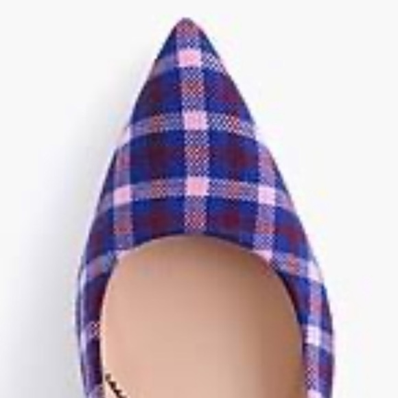 NWT Jcrew pointed block heel pumps in plaid - Picture 11 of 14